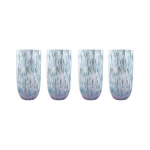 Mariposa Set Of 4 Sip Sip Confetti Drinking Glasses